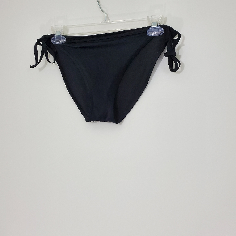 Victoria's Secret Black Bikini Bottoms, Size Large